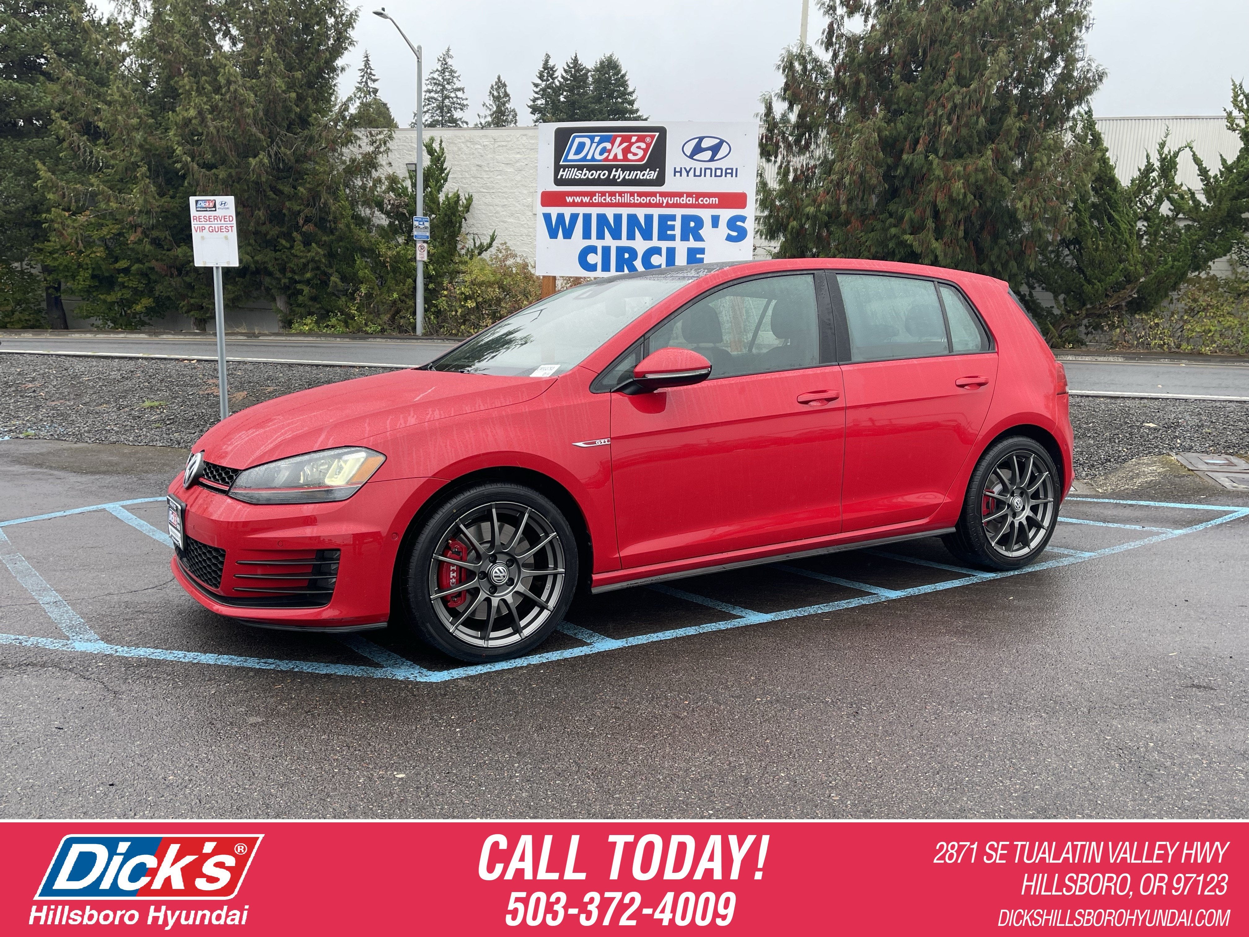 2016 Volkswagen Golf GTI S w/Performance Pkg