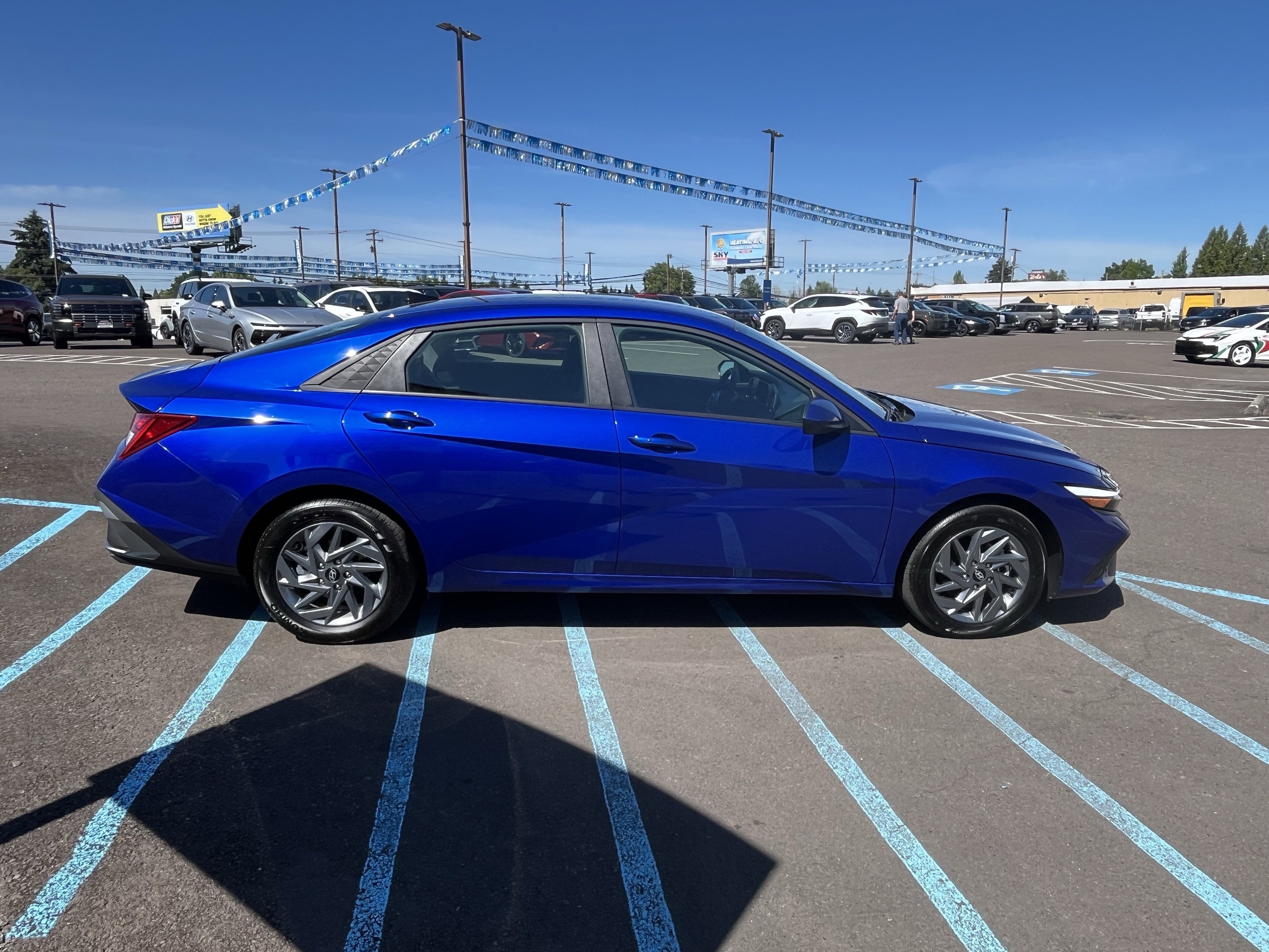 2025 Hyundai Elantra Hybrid Blue
