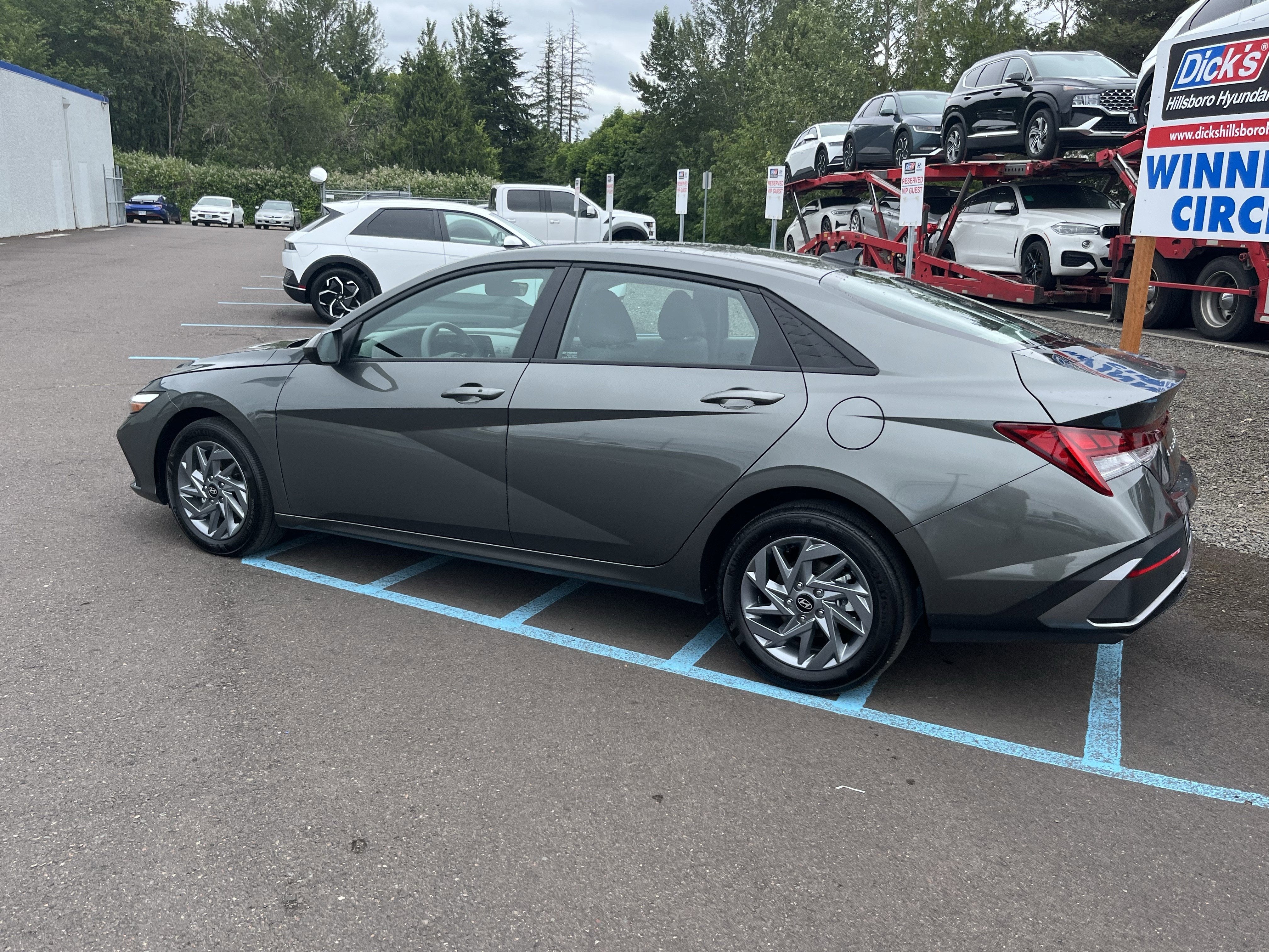 2025 Hyundai Elantra Hybrid Blue