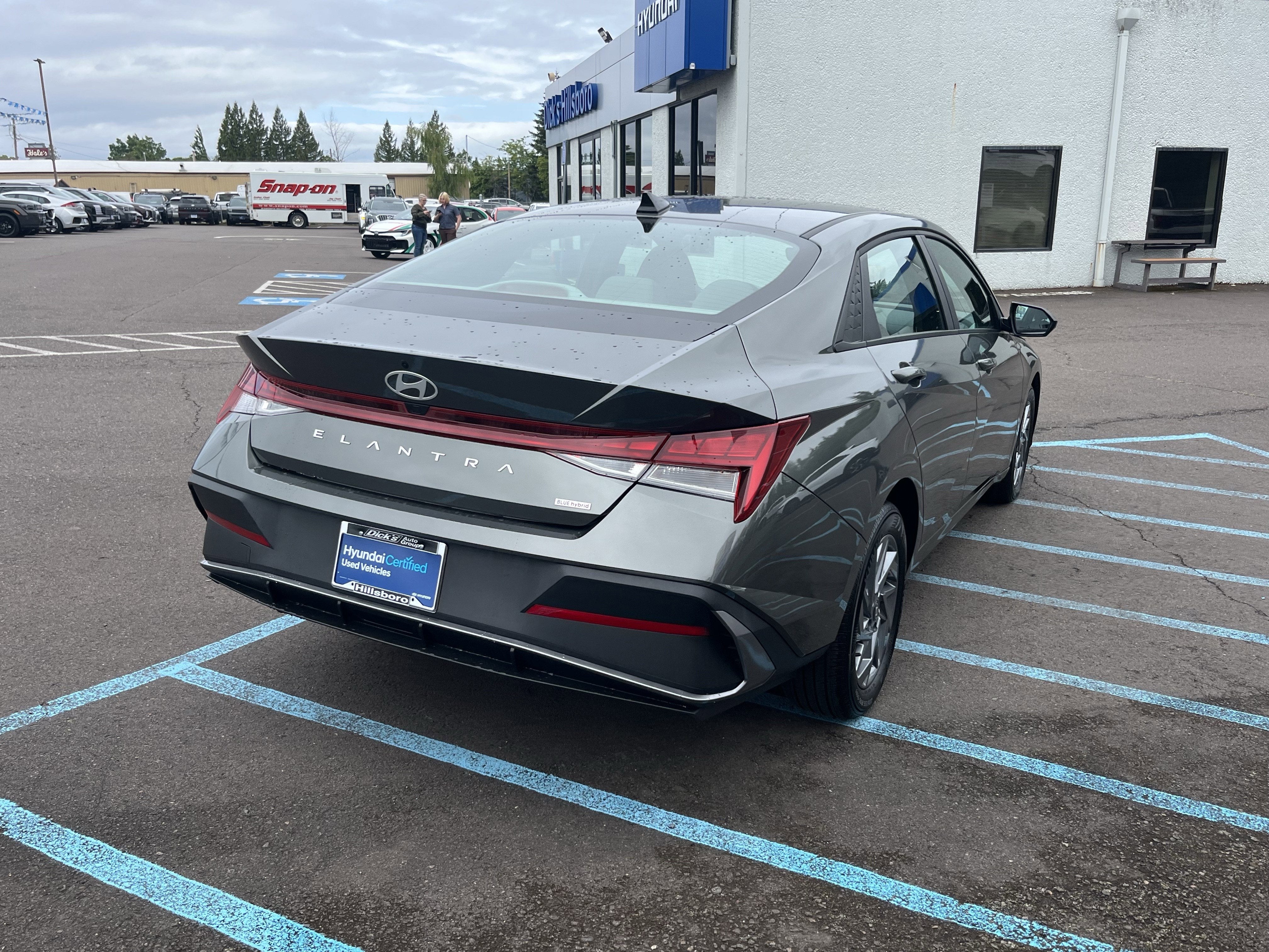 2025 Hyundai Elantra Hybrid Blue