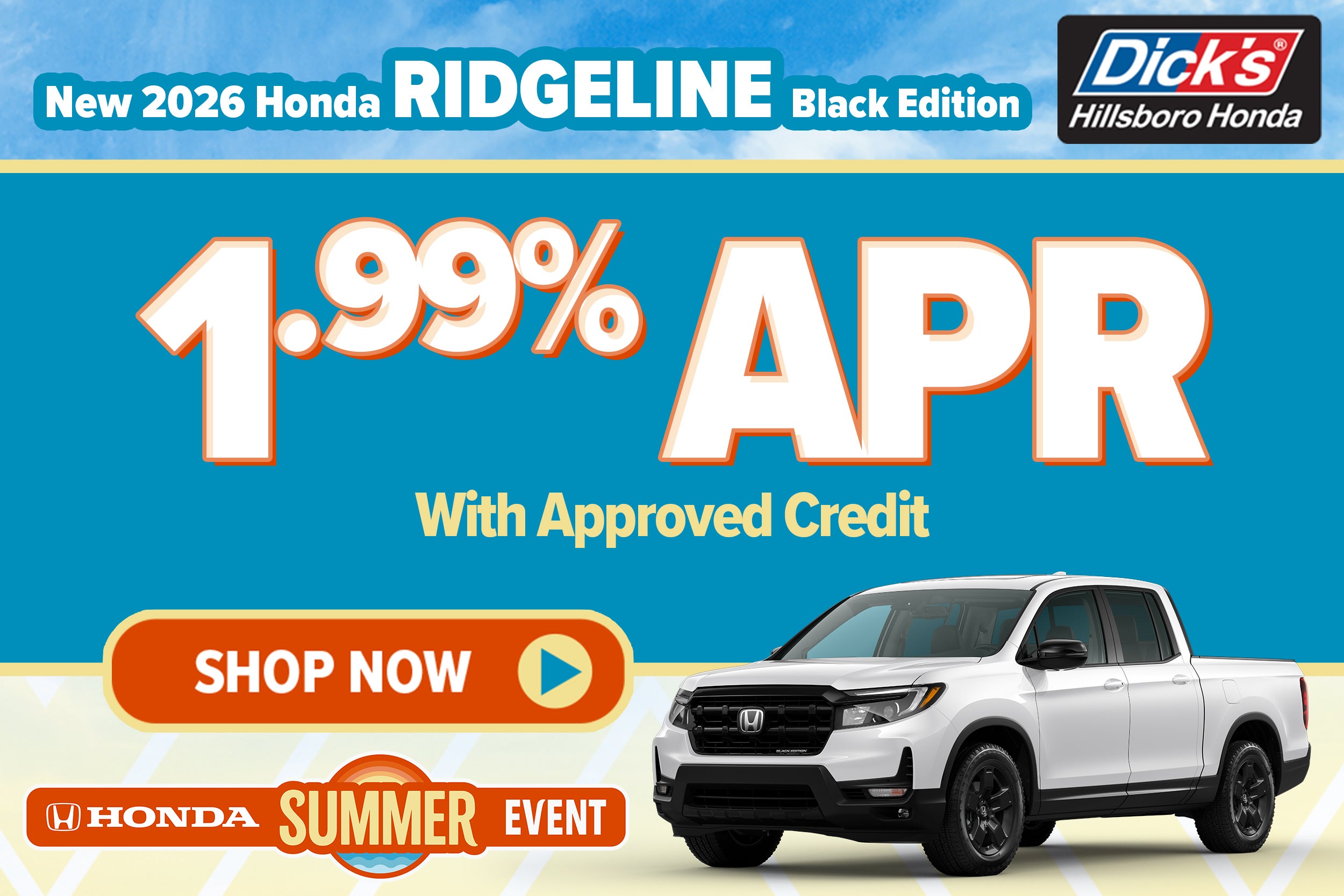 New 2026 Honda Ridgeline