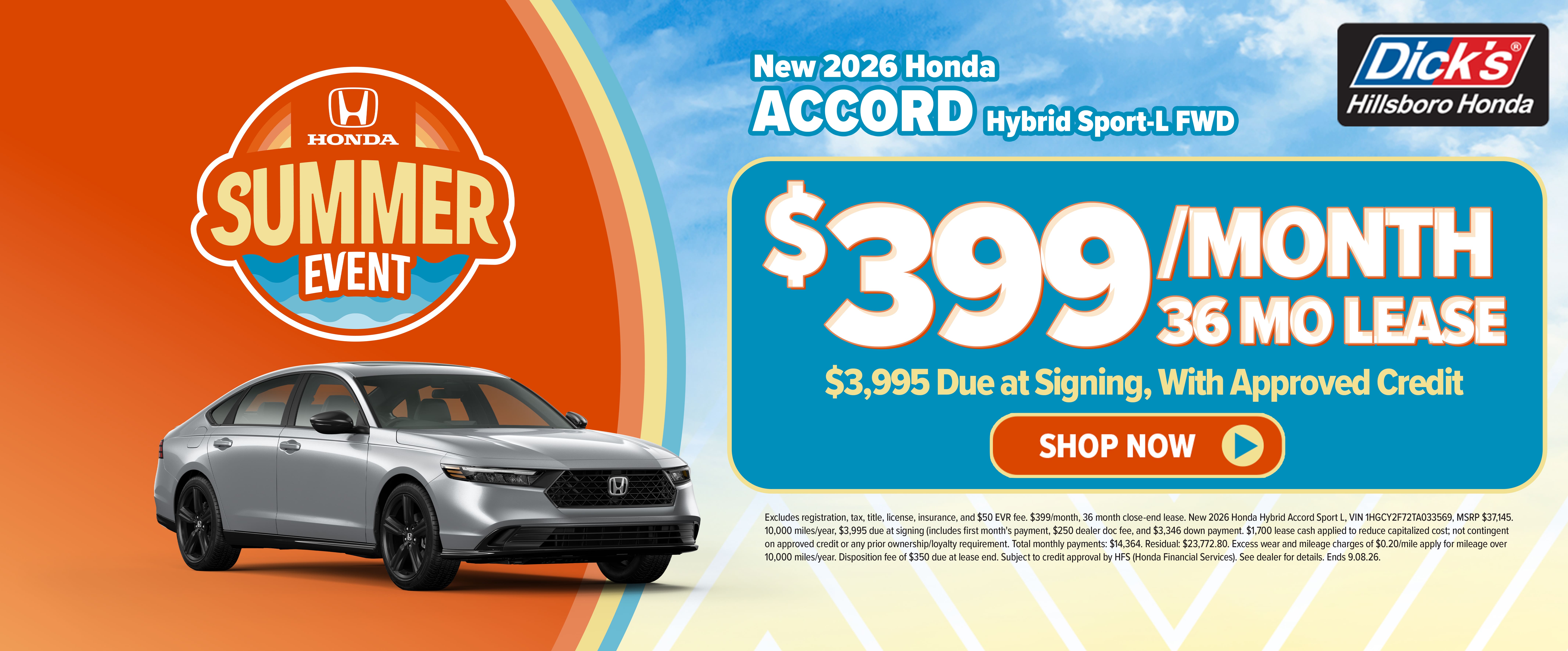 New 2026 Honda Accord Hybrid