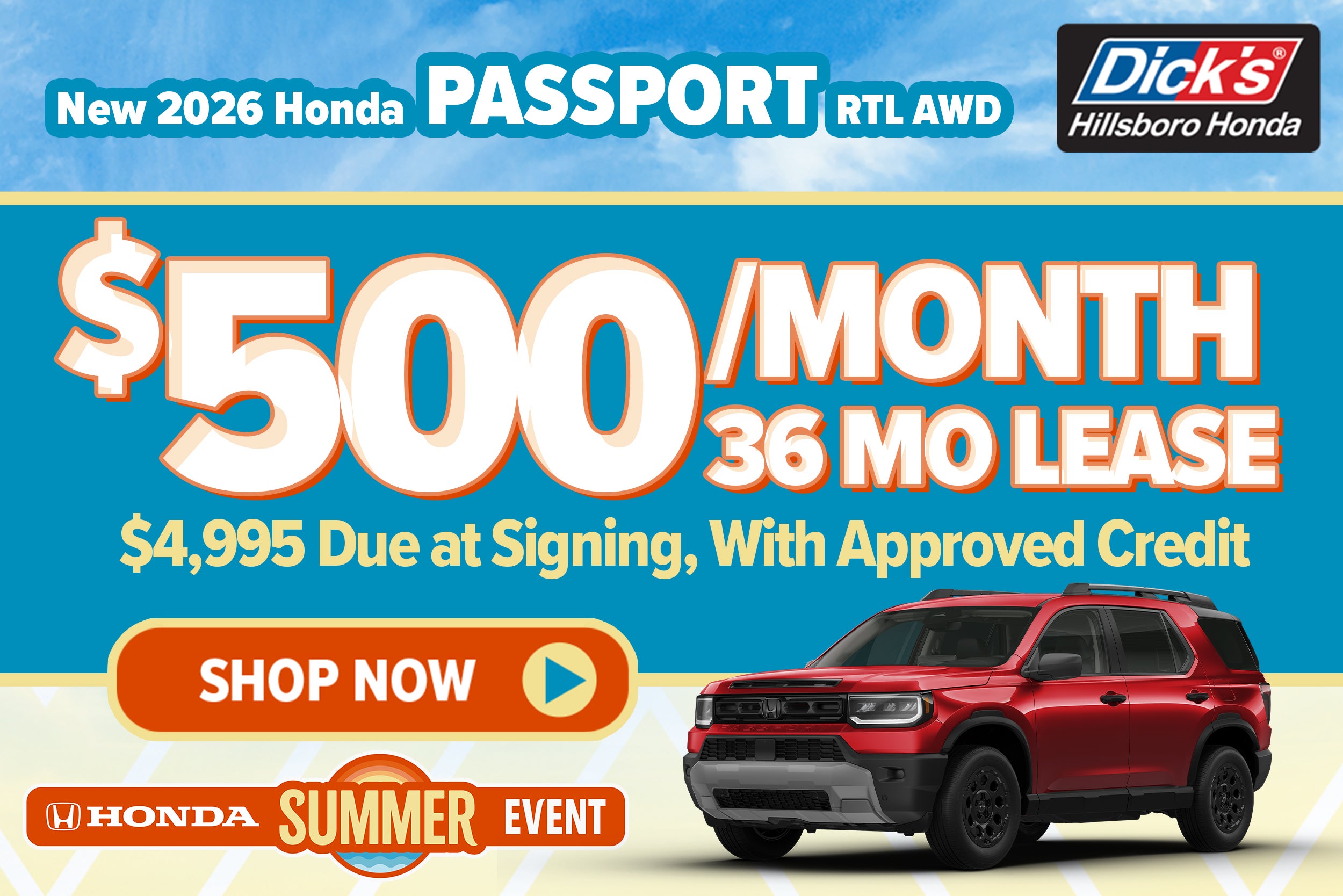 New 2026 Honda Passport 