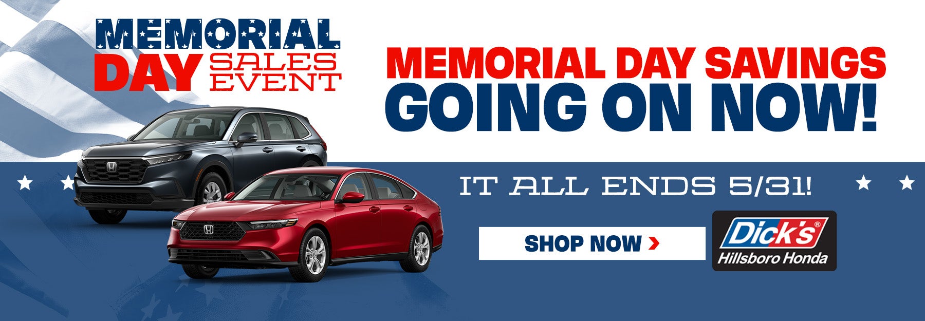 Memorial Day Savings in Hillsboro, OR