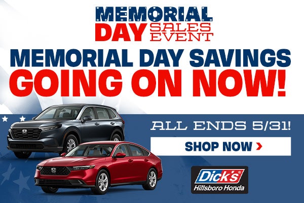 Memorial Day Savings in Hillsboro, OR