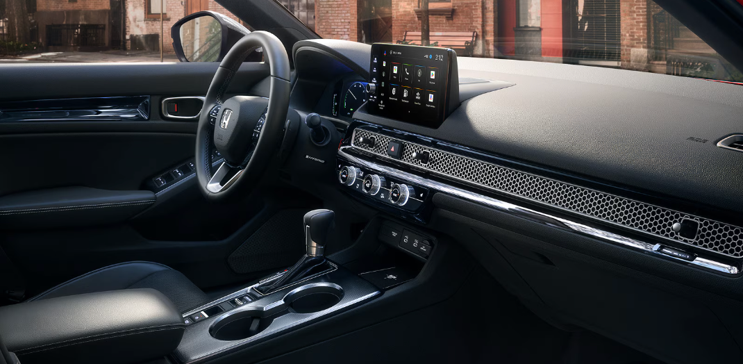 Touchscreen of new 2026 Honda Civic for sale near Wilsonville, OR
