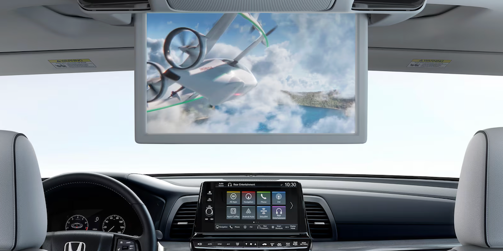 Rear entertainment center of 2027 Honda Odyssey in Hillsboro, OR